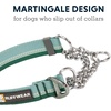 image:imageRuffwear Chain Reaction Martingale Dog Collar Blue Pool 1114River Rock Green