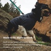 image:imageRuffwear Climate Changer Fleece Dog Jacket Sleeved Silhouette for Core Heat QuickDry Fleece FullLength Zip Front amp Back Leash Portals Reflective Trim Blue Jay MediumStrata