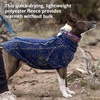 image:imageRuffwear Climate Changer Fleece Dog Jacket Sleeved Silhouette for Core Heat QuickDry Fleece FullLength Zip Front amp Back Leash Portals Reflective Trim Blue Jay MediumBlue Jay