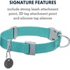 image:imageRuffwear Confluence Dog Collar Stink amp Waterproof Midnight Blue 1420Aurora Teal