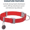 image:imageRuffwear Confluence Dog Collar Stink amp Waterproof Midnight Blue 1420Red Sumac