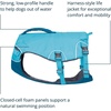 image:imageRuffwear Confluence Life Jacket for Dogs Comfortable and Adjustable Dog Life Vest with Reinforced Handles Leash Connection and Reflective Accents Tangelo Orange MediumBiolumin Blue