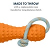 image:imageRuffwear Gourdo Dog Toy with Rope Handle Sage Green LargeCampfire Orange