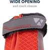 image:imageRuffwear Grip Trex Dog Shoes NonSlip Boots for Hot Pavement amp Snow Weatherproof Paw Protection with Breathable Mesh Rugged Sole for Hiking Obsidian Black 250Red Sumac