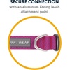 image:imageRuffwear Hi amp Light Dog Collar LowProfile Basalt Gray 1114Alpenglow Pink