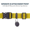 image:imageRuffwear Hi amp Light Dog Collar LowProfile Basalt Gray 1114Lichen Green