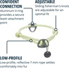 image:imageRuffwear KnotaCollar 7 mm Rope Low Profile Moss Green 1420Moss Green