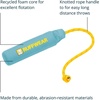 image:imageRuffwear Lunker Throw Toy for Dogs Tangelo Orange MediumBiolumin Blue