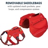 image:imageRuffwear Palisades Dog Backpack Glacier Lake MediumRed Sumac
