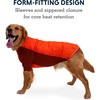 image:imageRuffwear Powder Hound Insulated Jacket Blue Pool MediumPersimmon Orange