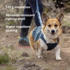 image:imageRuffwear Stumptown Quilted Dog Jacket Insulated WaterResistant Winter Coat with Reflective Trim amp Leash Portal Easy OnOff Buckles Durable ColdWeather Layer River Rock Green MediumOrion Blue