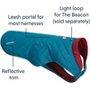 image:imageRuffwear Stumptown Quilted Dog Jacket Insulated WaterResistant Winter Coat with Reflective Trim amp Leash Portal Easy OnOff Buckles Durable ColdWeather Layer River Rock Green MediumMetolius Blue
