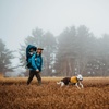 image:imageRuffwear Sun Shower Dog Raincoat Midnight Blue MediumEarth Brown