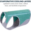 image:imageRuffwear Swamp Cooler Zip Dog Vest Evaporative Cooling for Hot Weather Graphite Gray MediumAurora Teal