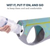image:imageRuffwear Swamp Cooler Zip Dog Vest Evaporative Cooling for Hot Weather Graphite Gray MediumBlue Mist
