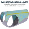 image:imageRuffwear Swamp Cooler Zip Dog Vest Evaporative Cooling for Hot Weather Graphite Gray MediumBlue Mist