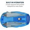 image:imageRuffwear Trail Runner Running Vest Performance Dog Running Harness with Hydration Flasks Reflective Trim amp Light Loop Lightweight BounceFree Running Dog Pack Lichen Green MediumBlue Pool