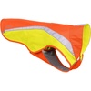 image:imageRuffwear Lumenglow HighVis Dog Vest Reflective Jacket with WaterRepellent Shell HarnessCompatible Leash Portal SideRelease Buckles Back Light Attachment LoopBlaze Orange 1