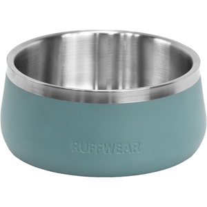 image:imageRuffwear Basecamp Dog Food Bowl 16L 675 Cups Catttail TanRiver Rock Green