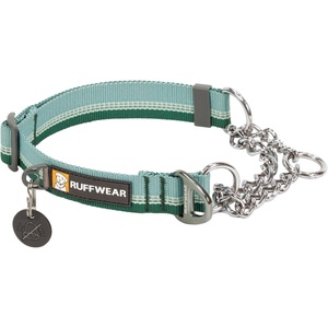 image:imageRuffwear Chain Reaction Martingale Dog Collar Blue Pool 1114River Rock Green