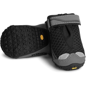image:imageRuffwear Grip Trex Dog Shoes NonSlip Boots for Hot Pavement amp Snow Weatherproof Paw Protection with Breathable Mesh Rugged Sole for Hiking Obsidian Black 250Obsidian Black