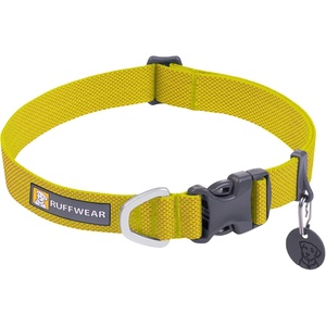 image:imageRuffwear Hi amp Light Dog Collar LowProfile Basalt Gray 1114Lichen Green
