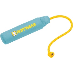 image:imageRuffwear Lunker Throw Toy for Dogs Tangelo Orange MediumBiolumin Blue