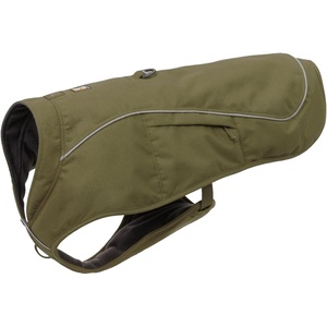image:imageRuffwear Overcoat Fuse Insulated Vest amp Harness Brown Bear MediumCedar Green
