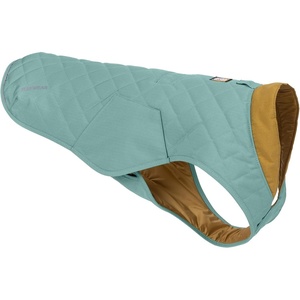 image:imageRuffwear Stumptown Quilted Dog Jacket Insulated WaterResistant Winter Coat with Reflective Trim amp Leash Portal Easy OnOff Buckles Durable ColdWeather Layer River Rock Green MediumRiver Rock Green