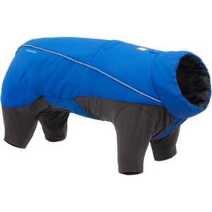image:imageRuffwear Vert Coverall Dog Winter Coat Full Coverage Waterproof Insulated Snow Suit for Dogs Adjustable FitBlue Pool